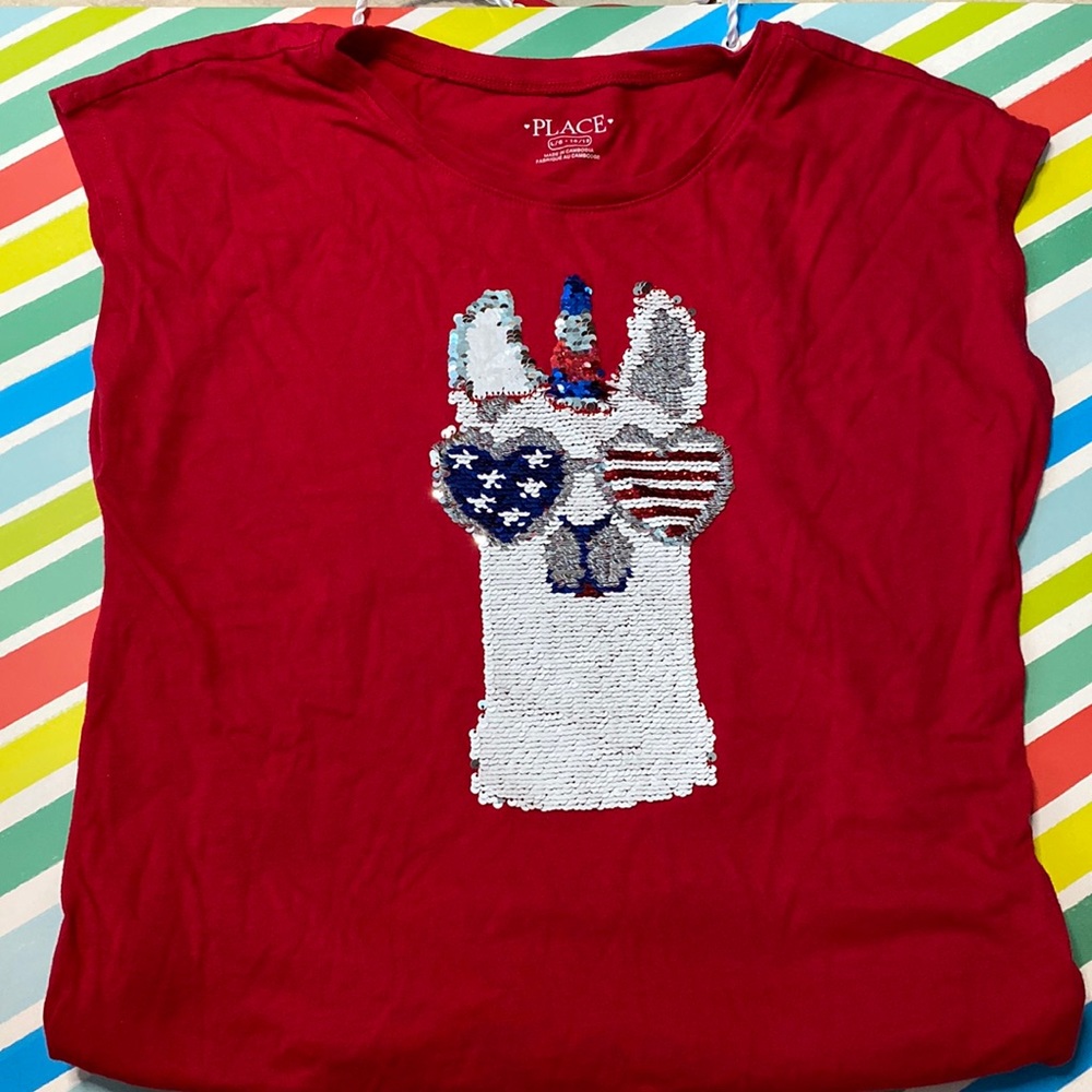 Childrens Place 4th July Theme Shirt